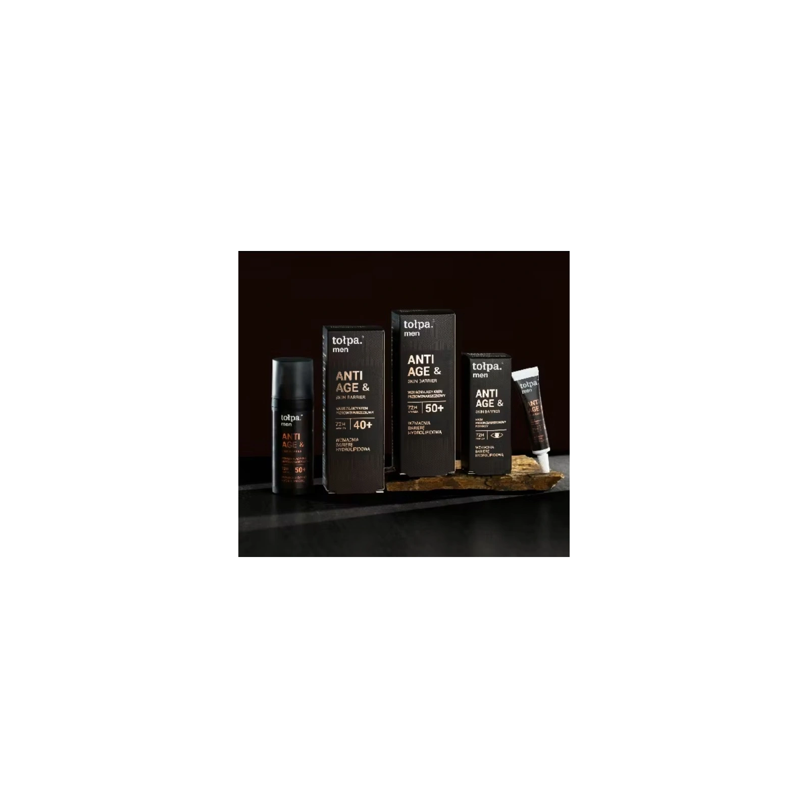 TOŁPA Men Anti Age&Skin Barrier wzmacniający krem przeciwzmarszczkowy 50+ 50ml