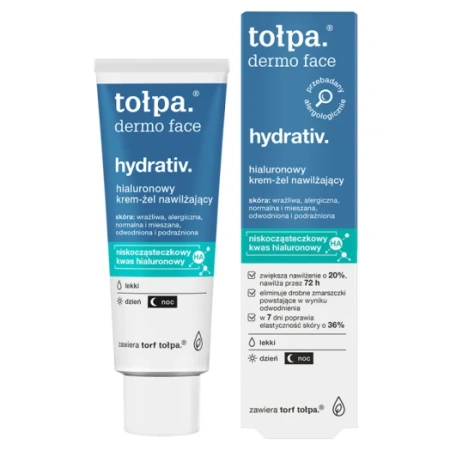 TOŁPA Men Anti Age&Skin Barrier nawilżający krem przeciwzmarszczkowy 40+ 50ml