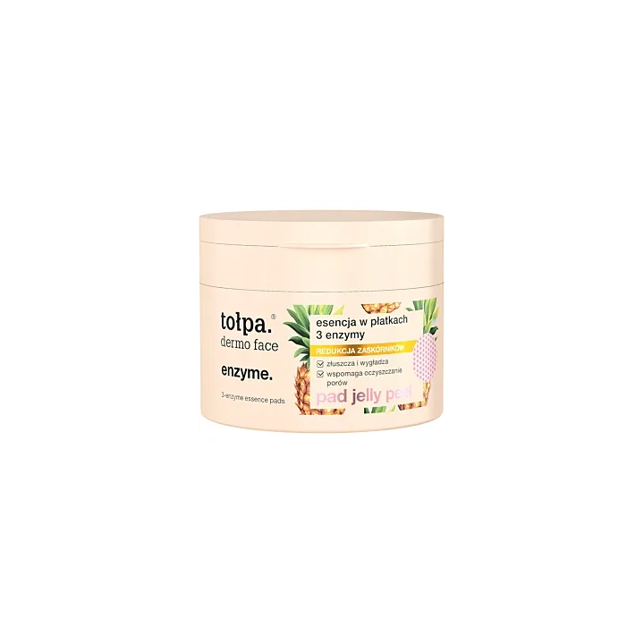 TOŁPA Dermo Face Enzyme esencja w płatkach 3 enzymy 50szt