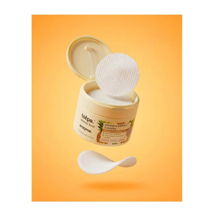 TOŁPA Dermo Face Enzyme esencja w płatkach 3 enzymy 50szt
