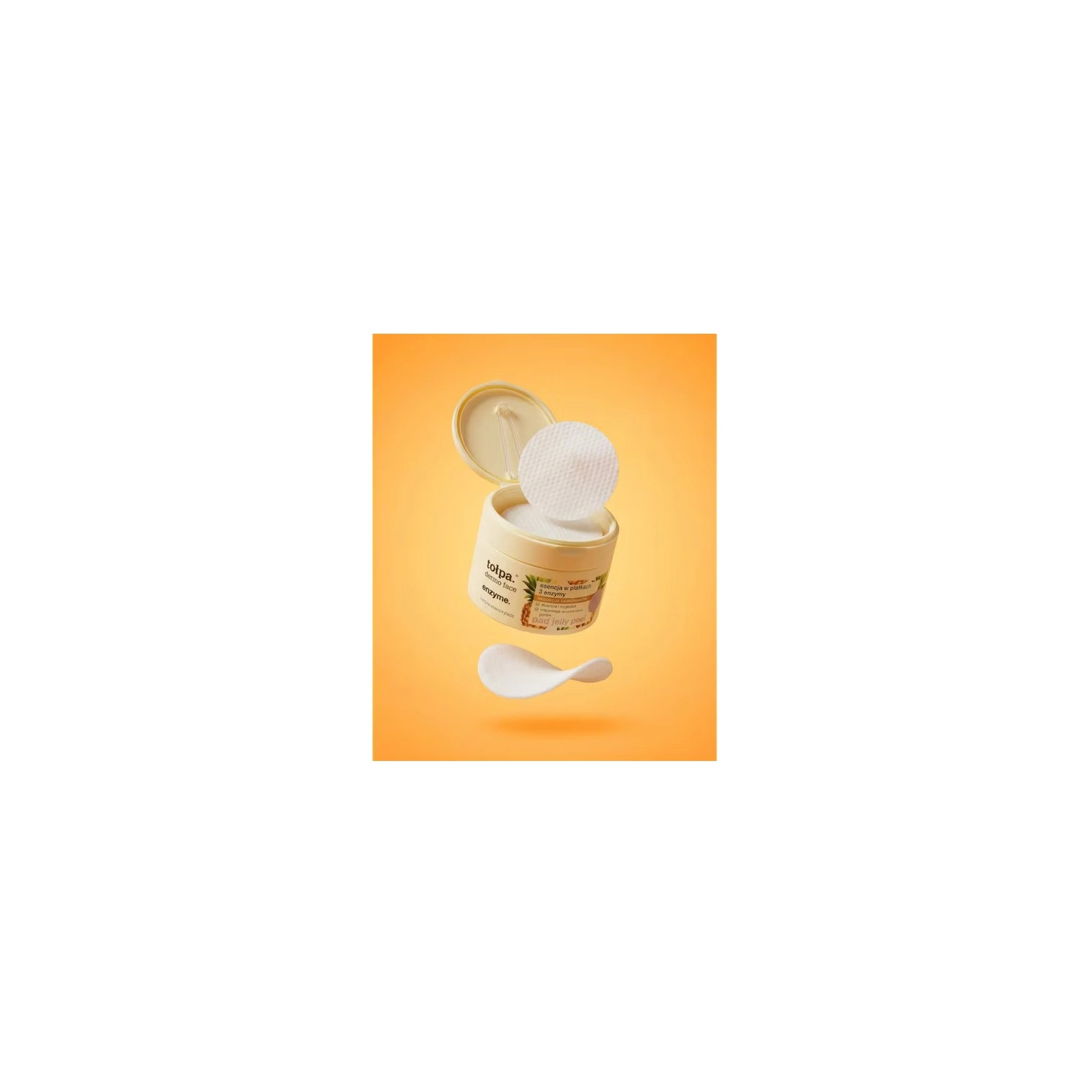 TOŁPA Dermo Face Enzyme esencja w płatkach 3 enzymy 50szt