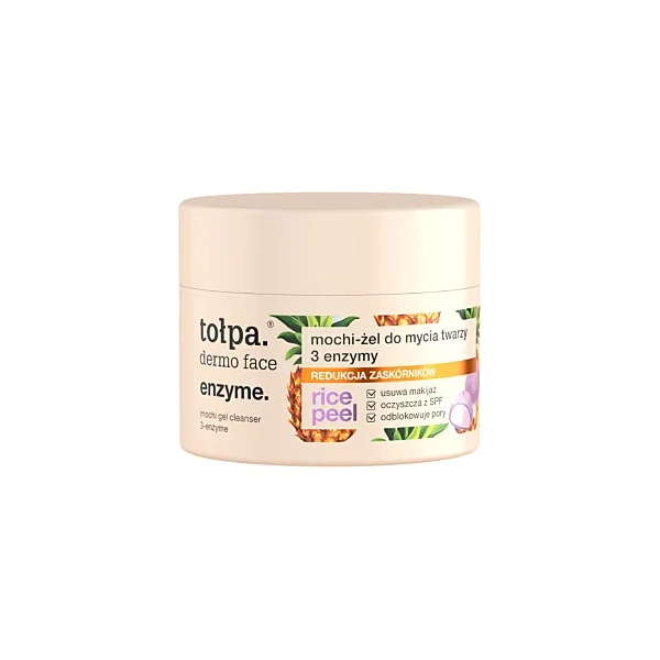 TOŁPA Dermo Face Enzyme mochi-żel do mycia twarzy 3 enzymy 110g
