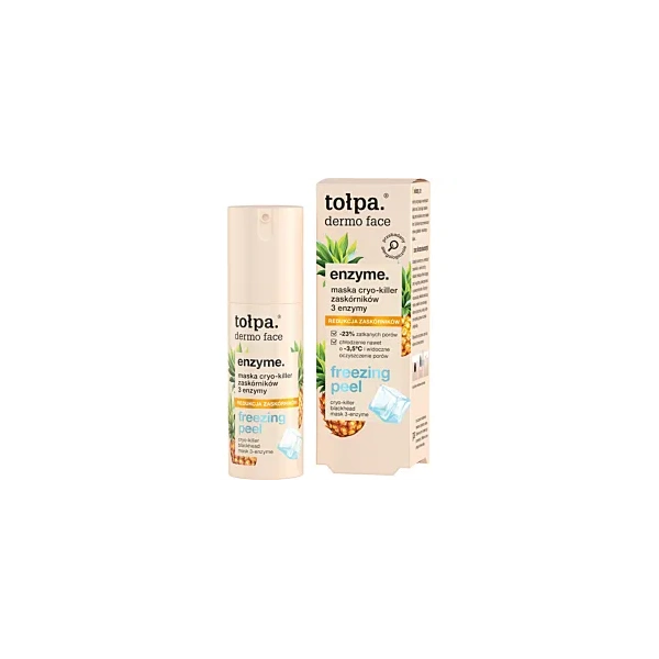 TOŁPA Dermo Face Enzyme maska cryo-killer zaskórników 3 enzymy 50ml