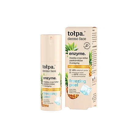 TOŁPA Dermo Face Enzyme maska cryo-killer zaskórników 3 enzymy 50ml