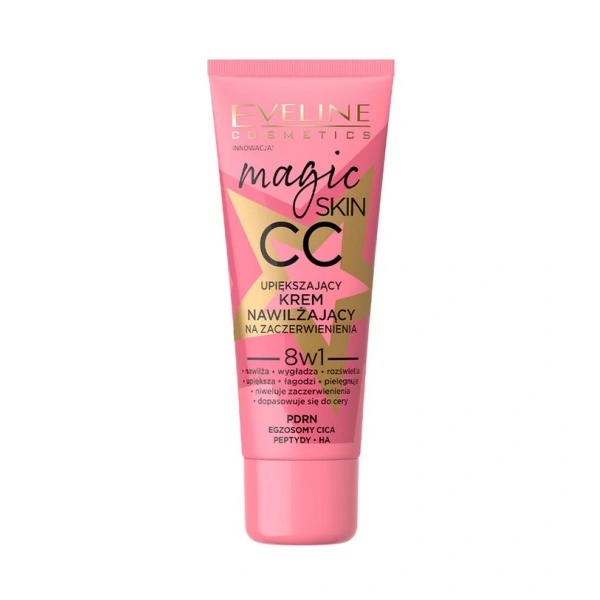 EVELINE Magic Skin nawilżający krem CC redukujący zaczerwienienia 8w1 30ml