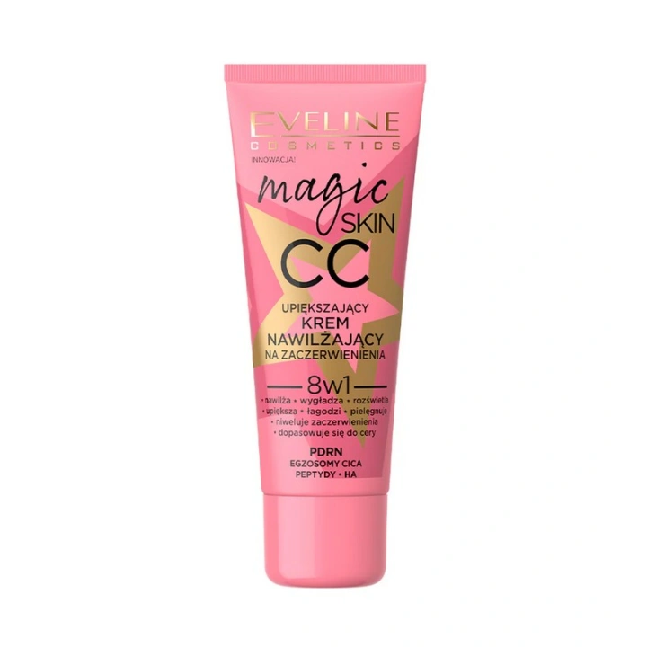 EVELINE Magic Skin nawilżający krem CC redukujący zaczerwienienia 8w1 30ml