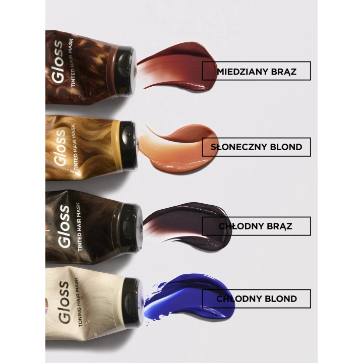 GARNIER Olia Gloss maska koloryzująca do włosów-toner Chłodny Brąz 150ml