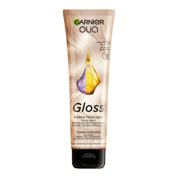 GARNIER Olia Gloss maska koloryzująca do włosów-toner Chłodny Blond 150ml
