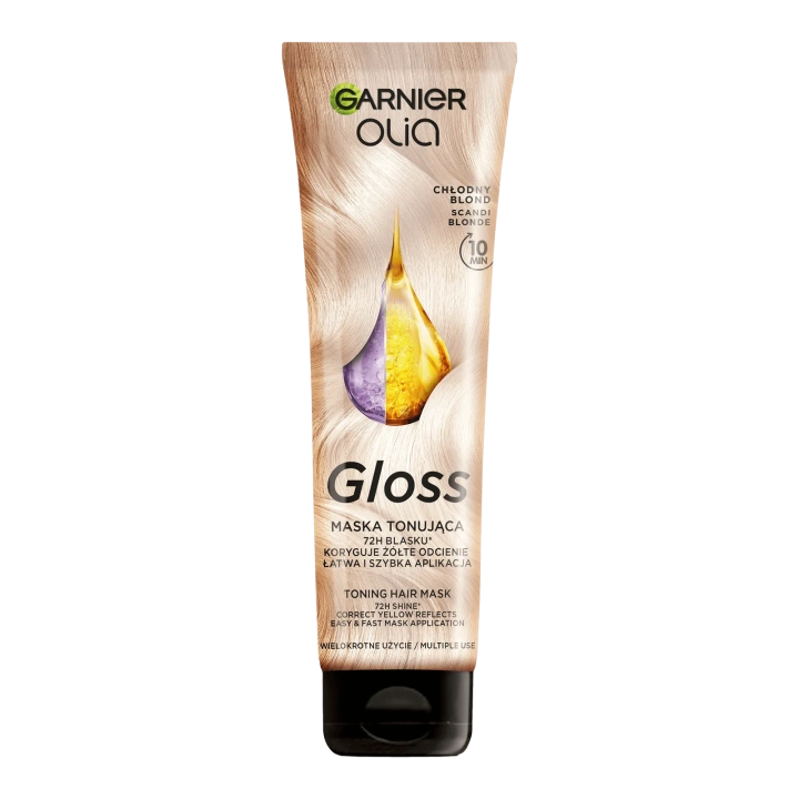 GARNIER Olia Gloss maska koloryzująca do włosów-toner Chłodny Blond 150ml