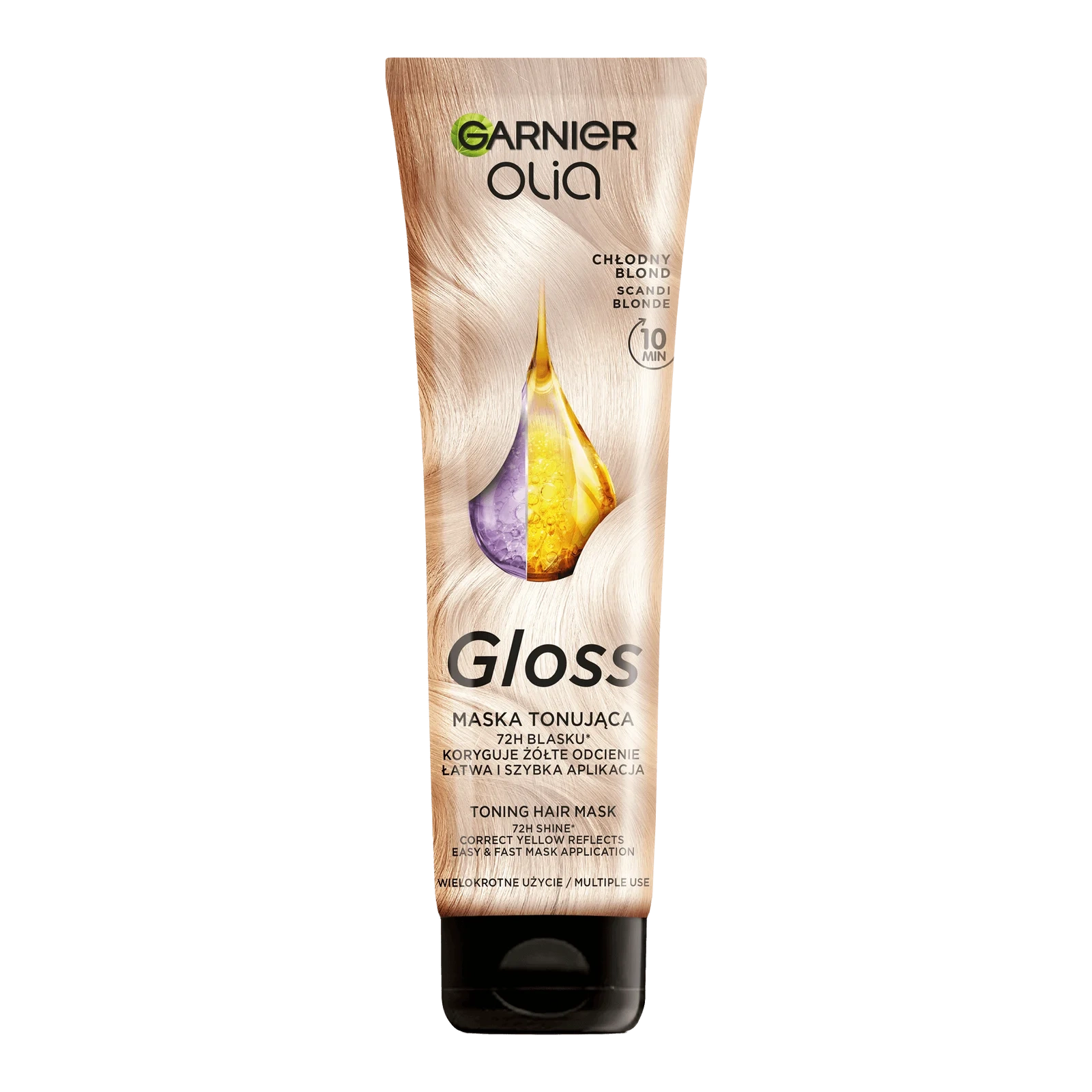 GARNIER Olia Gloss maska koloryzująca do włosów-toner Chłodny Blond 150ml