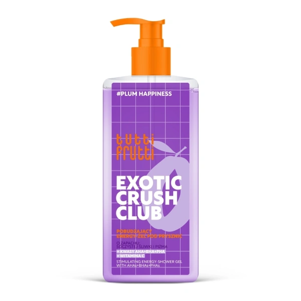 FARMONA Tutti Frutti Exotic Crush Club pobudzający żel pod prysznic Soczysta Śliwka i Piżmo 400ml