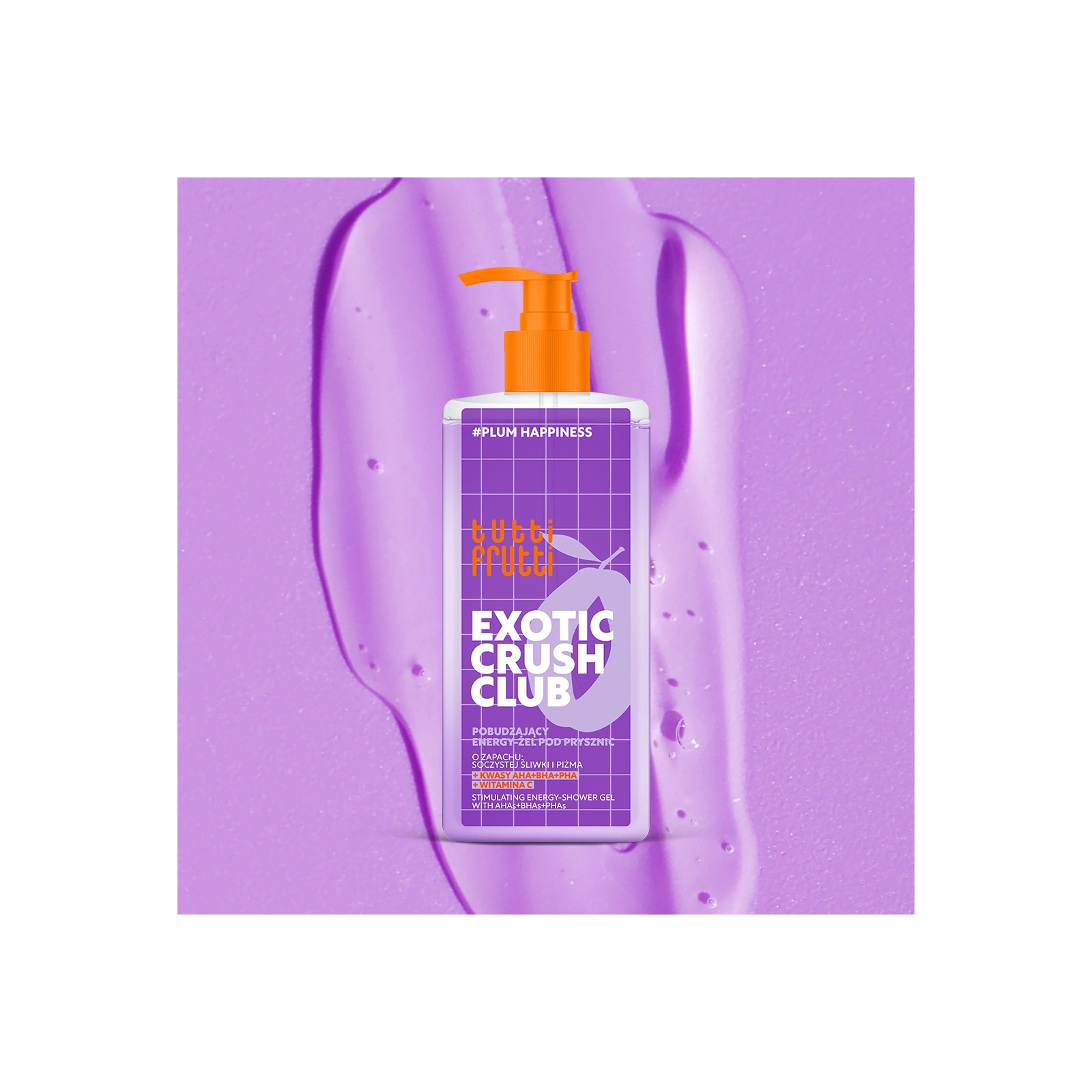 FARMONA Tutti Frutti Exotic Crush Club pobudzający żel pod prysznic Soczysta Śliwka i Piżmo 400ml
