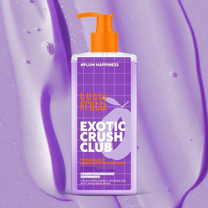 FARMONA Tutti Frutti Exotic Crush Club pobudzający żel pod prysznic Soczysta Śliwka i Piżmo 400ml