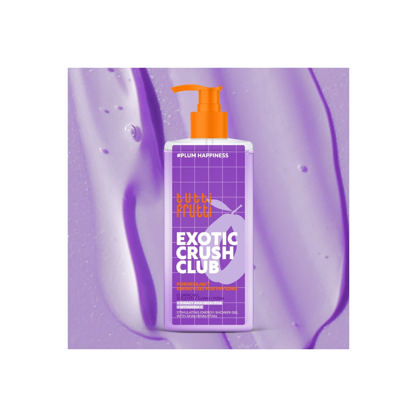 FARMONA Tutti Frutti Exotic Crush Club pobudzający żel pod prysznic Soczysta Śliwka i Piżmo 400ml