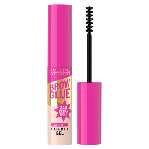 EVELINE Brow Glue Fluff&Fix żel do stylizacji brwi transparentny 6ml