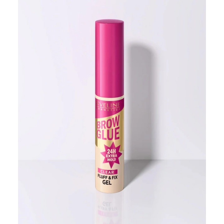EVELINE Brow Glue Fluff&Fix żel do stylizacji brwi transparentny 6ml