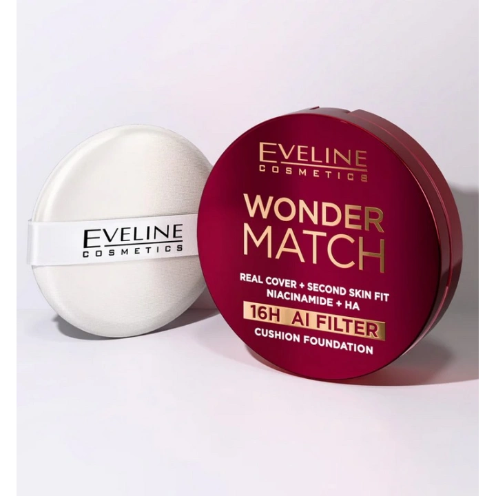 EVELINE Wonder Match Cushion Foundation podkład do twarzy kryjący 04W Beige 15ml