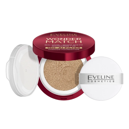 EVELINE Wonder Match Cushion Foundation podkład do twarzy kryjący 02W Vanilla 15ml