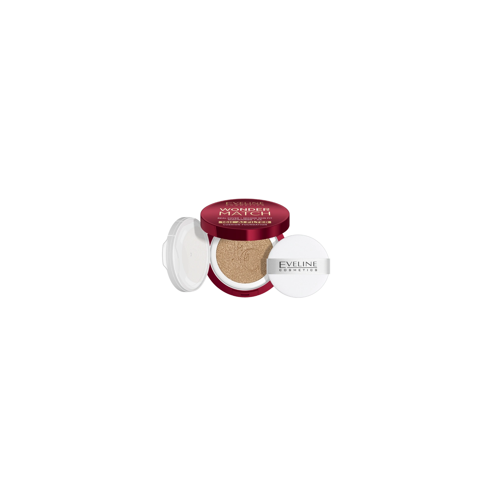 EVELINE Wonder Match Cushion Foundation podkład do twarzy kryjący 02W Vanilla 15ml
