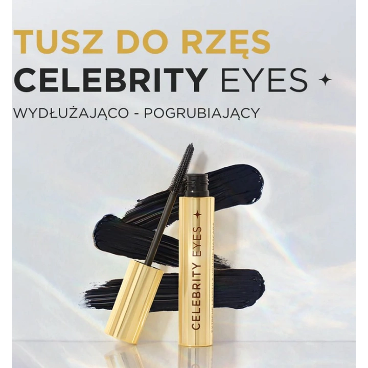 EVELINE Celebrity Eyes mascara do rzęs wydłużająco-pogrubiająca 7ml