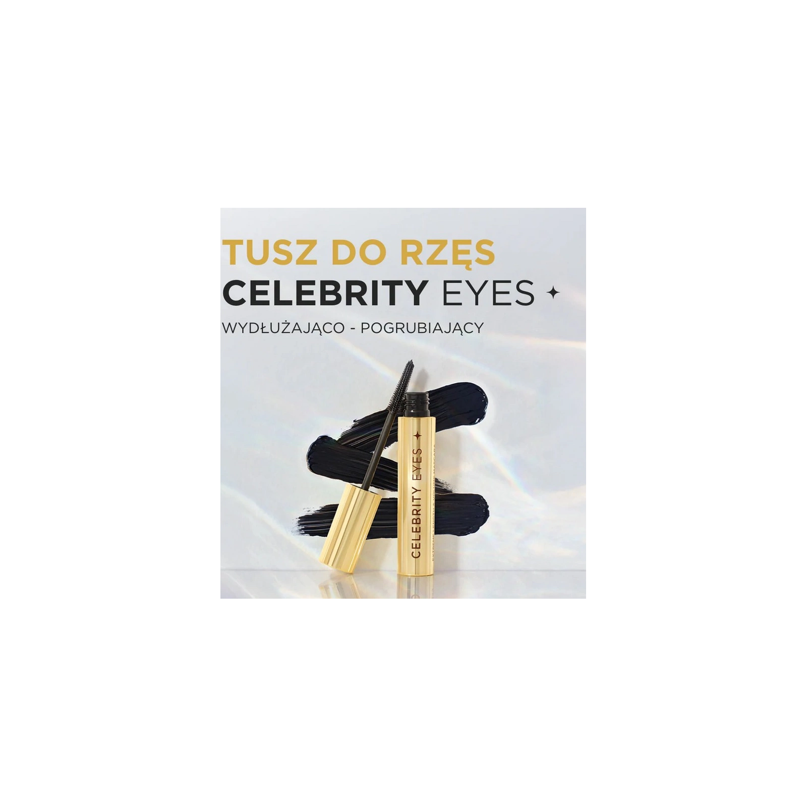 EVELINE Celebrity Eyes mascara do rzęs wydłużająco-pogrubiająca 7ml