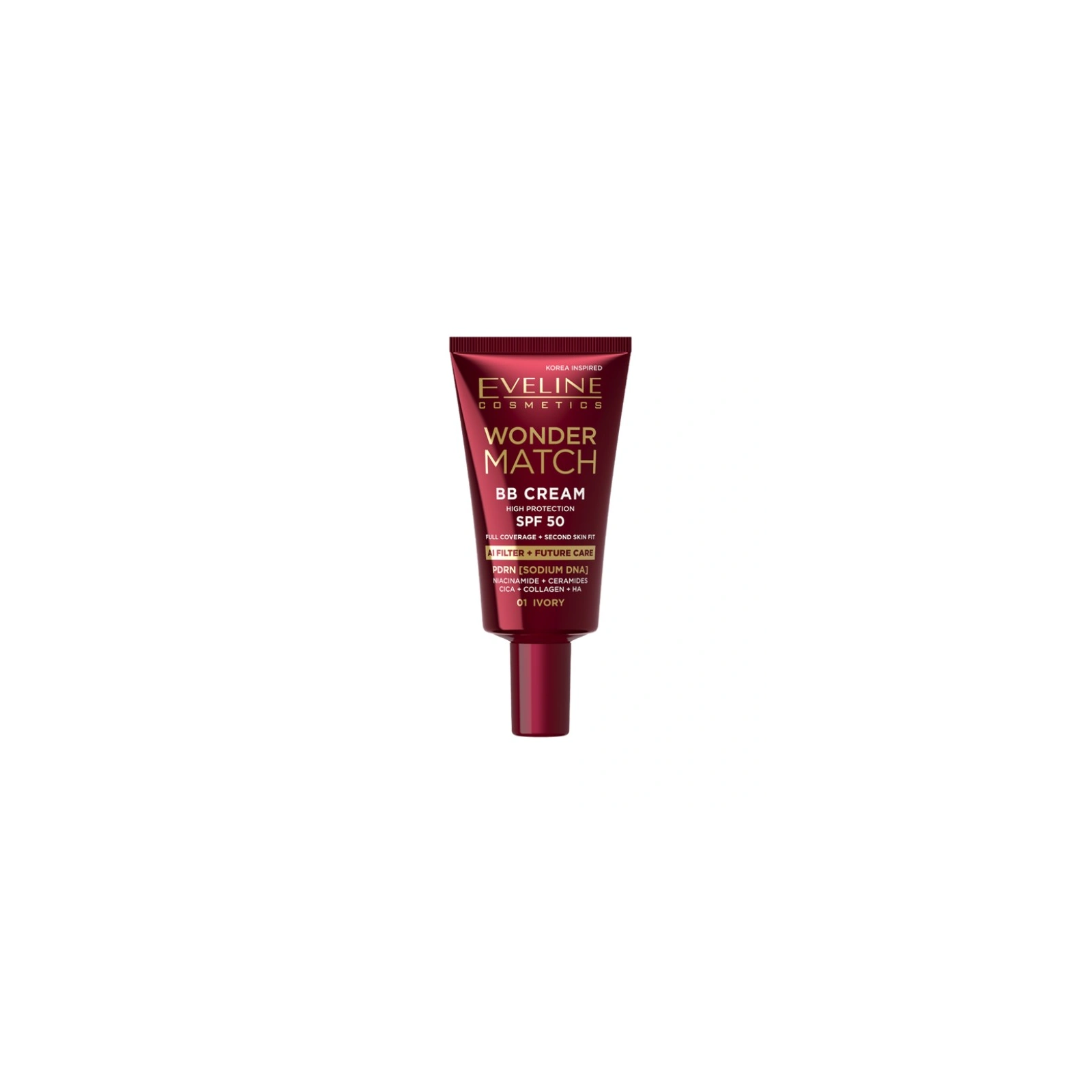 EVELINE Wonder Match BB Cream krem do twarzy SPF50 01 Ivory 30ml