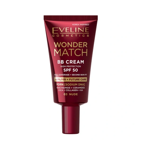 EVELINE Wonder Match BB Cream krem do twarzy SPF50 03 Nude 30ml