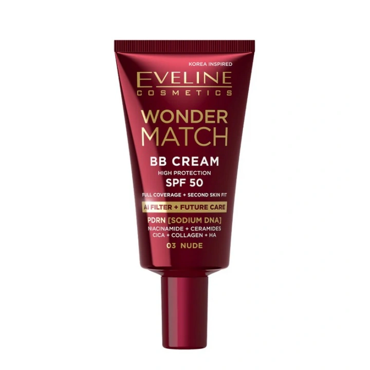 EVELINE Wonder Match BB Cream krem do twarzy SPF50 03 Nude 30ml