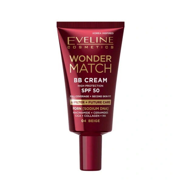 EVELINE Wonder Match BB Cream krem do twarzy SPF50 04 Beige 30ml