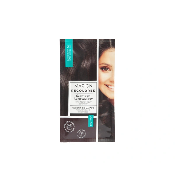 MARION Recolored szampon koloryzujący 3.1 Czarna Kawa 35ml