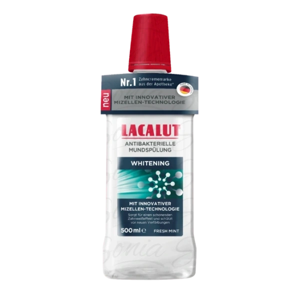 LACALUT Perfect Whitenning antybakteryjny płyn do płukania jamy ustnej 500ml