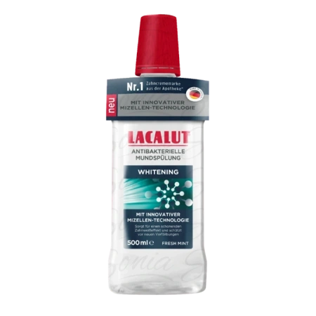 LACALUT Perfect Whitenning antybakteryjny płyn do płukania jamy ustnej 500ml