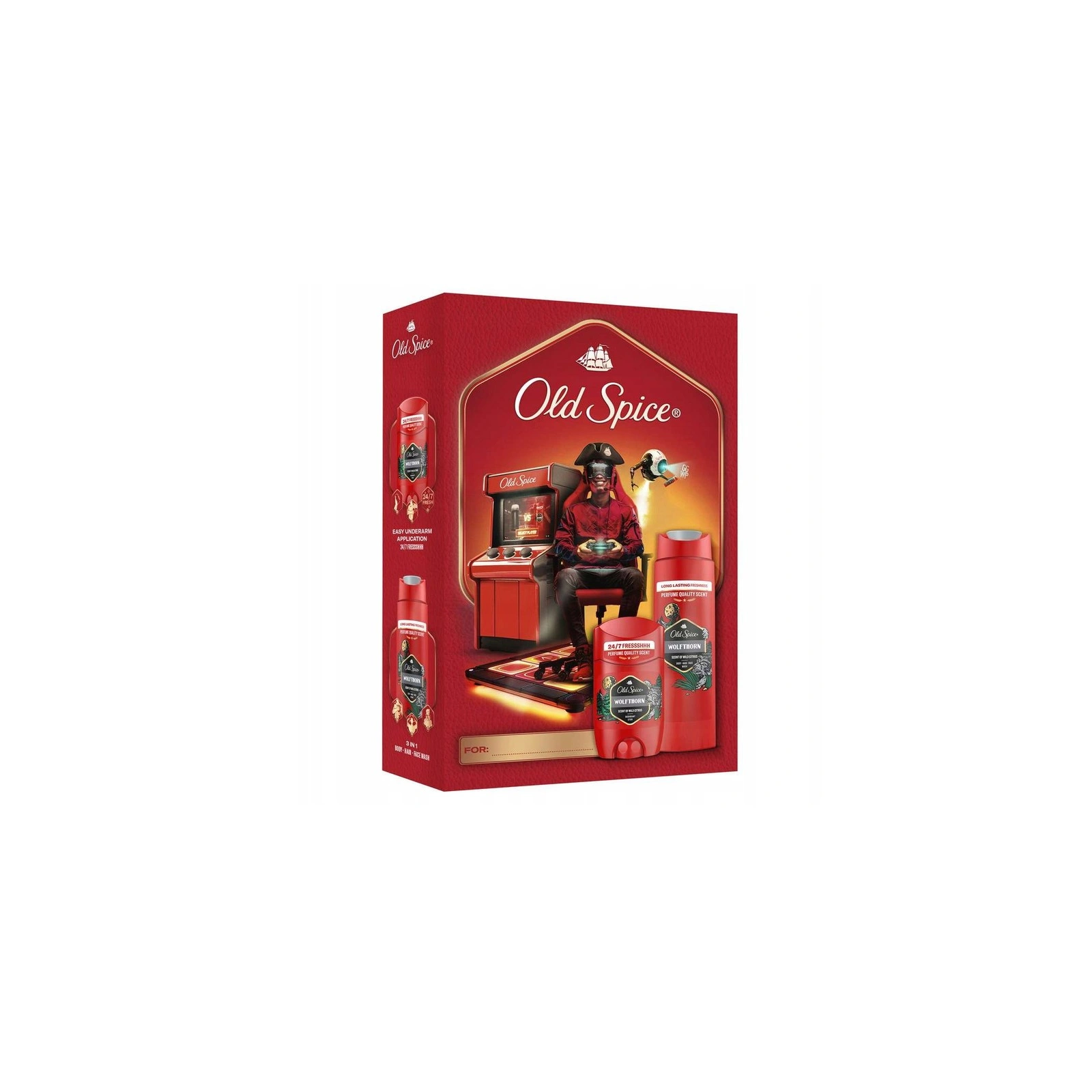OLD SPICE Wolfthorn zestaw prezentowy deo sztyft 50ml + żel 250 ml