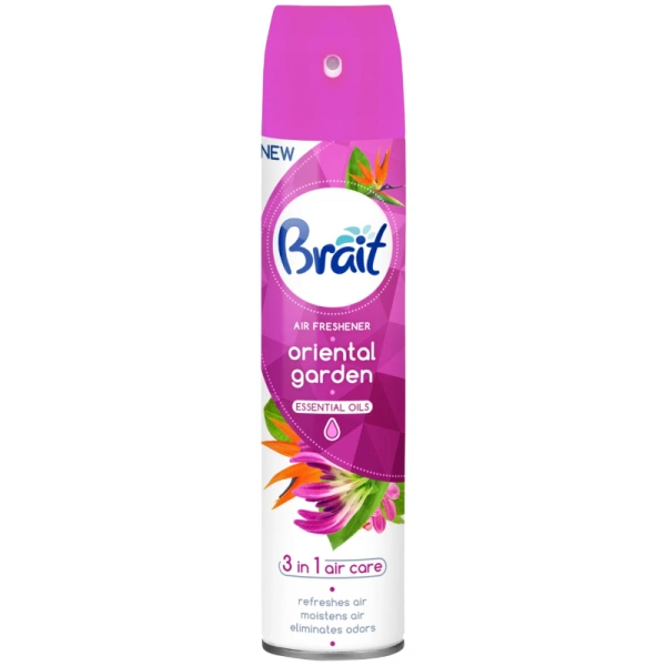 BRAIT Air Freshener Essential Olis klasyczny odświeżacz powietrza Oriental Garden 300ml