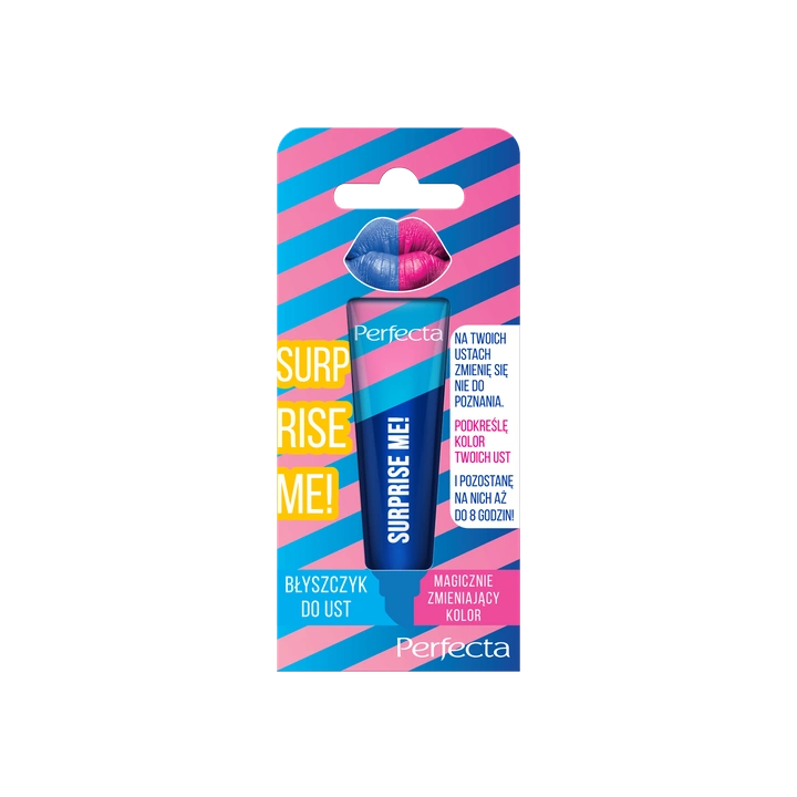 DAX Perfecta Surprise Me! błyszczyk do ust zmieniający kolor Blue 10g