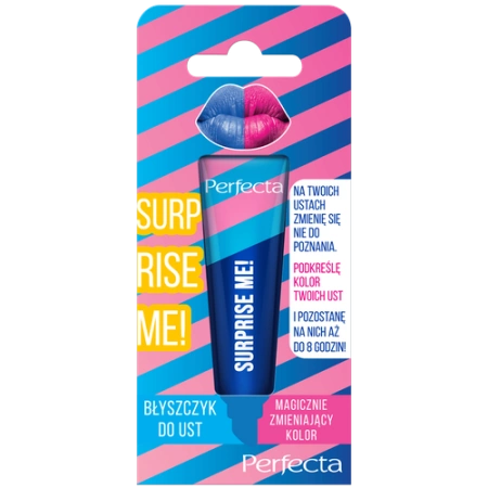 DAX Perfecta Surprise Me! błyszczyk do ust zmieniający kolor Blue 10g