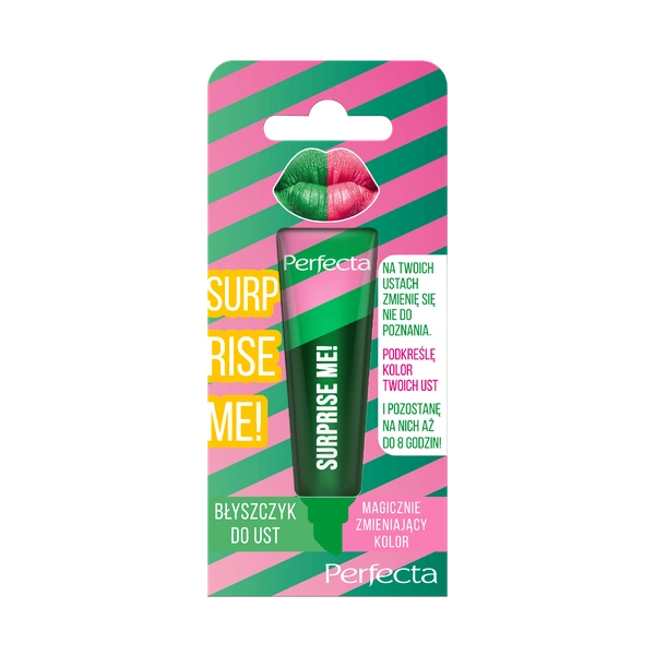 DAX Perfecta Surprise Me! błyszczyk do ust zmieniający kolor Green 10g