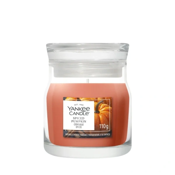 YANKEE CANDLE Home Inspiration Mała świeca w słoiku SPICED PUMPKIN 104g