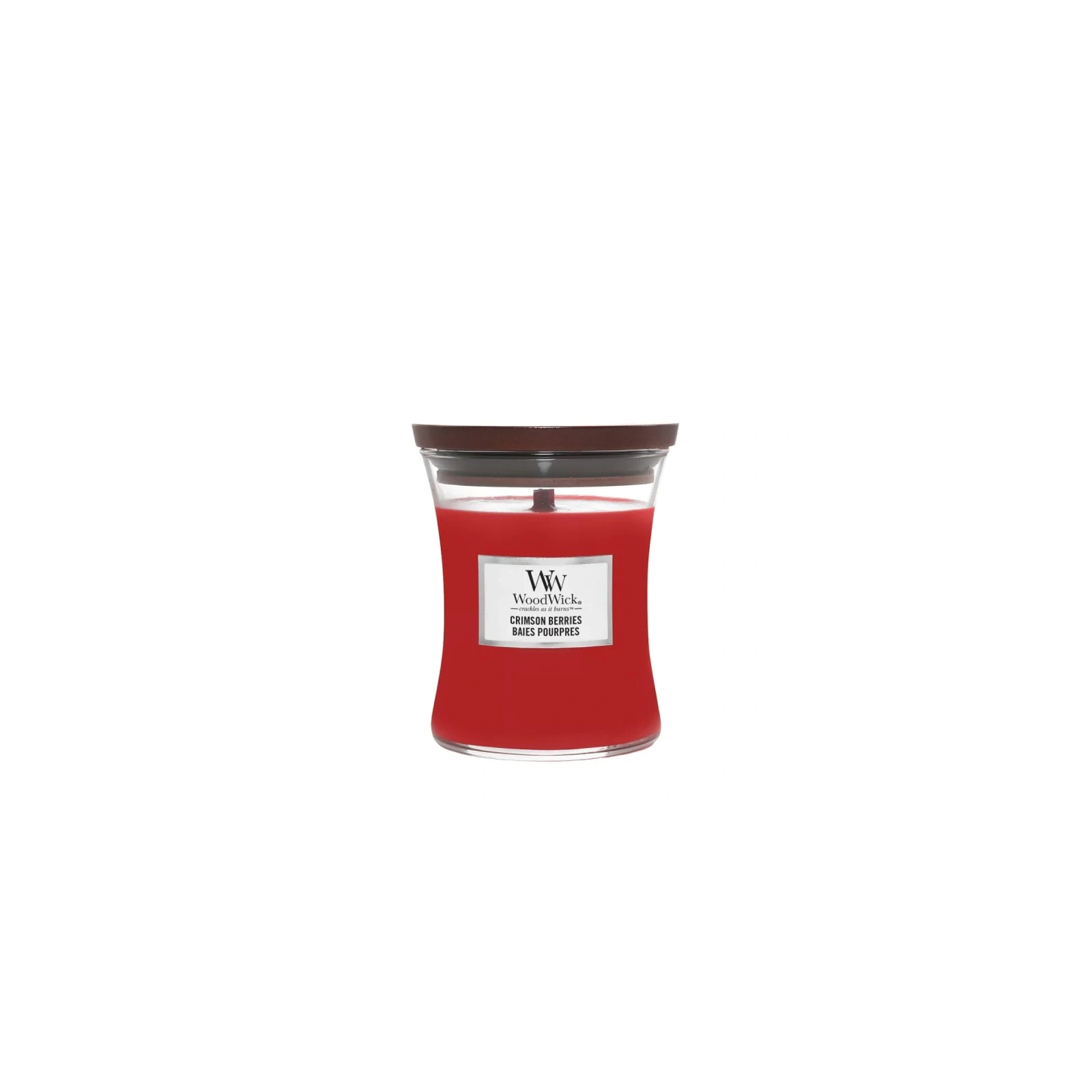 WOODWICK PlusWick Średnia świeca w słoiku CRIMSON BERRIES 275g