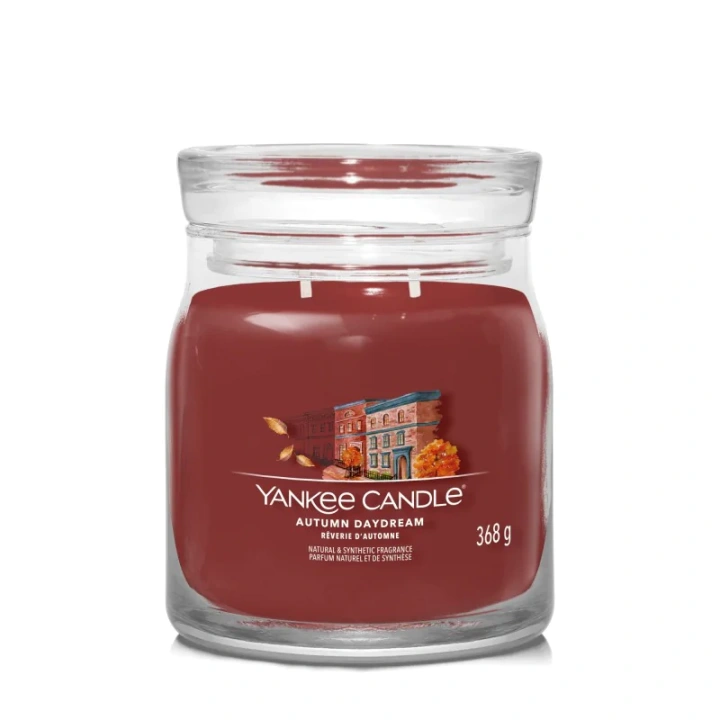 YANKEE CANDLE Signature Średnia świeca w słoiku AUTUMN DAYDREAM 368g