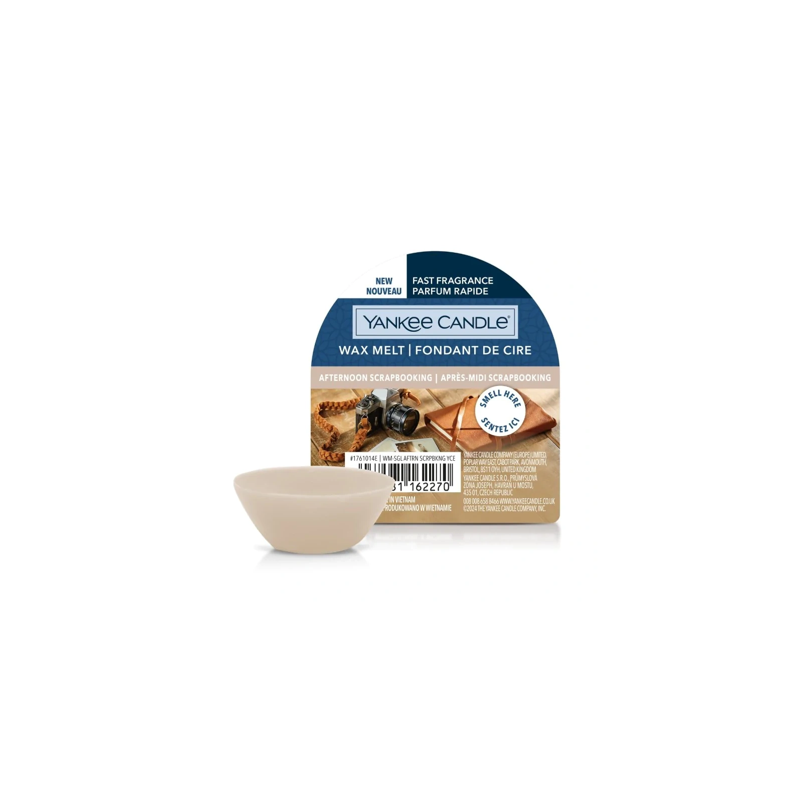 YANKEE CANDLE Classic Wax wosk zapachowy AFTERNOON SCRAPBOOKING 22g