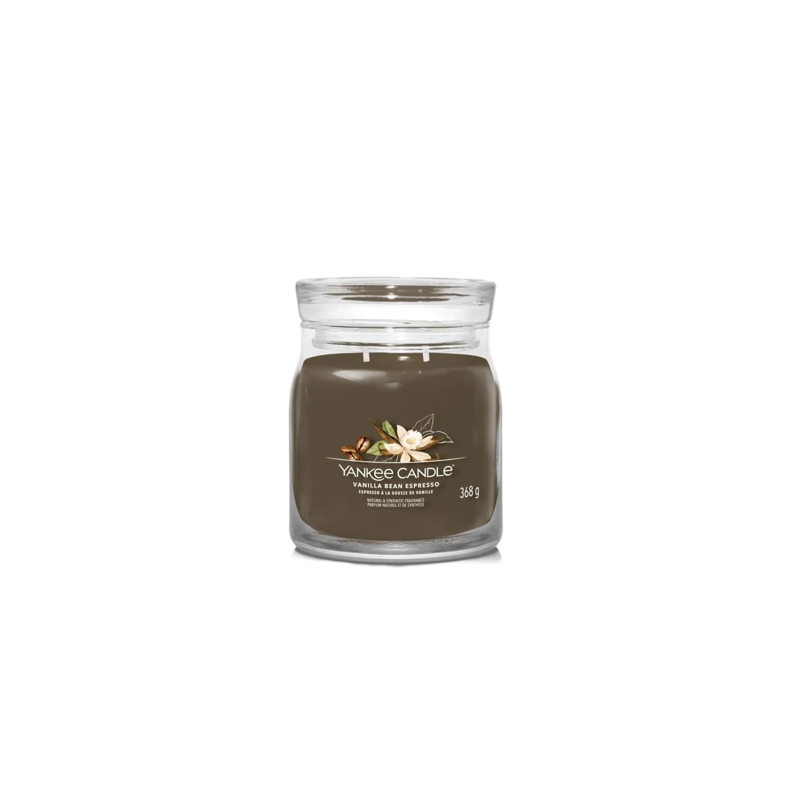 YANKEE CANDLE Signature Średnia świeca w słoiku VANILLA BEAN ESPRESSO 368g