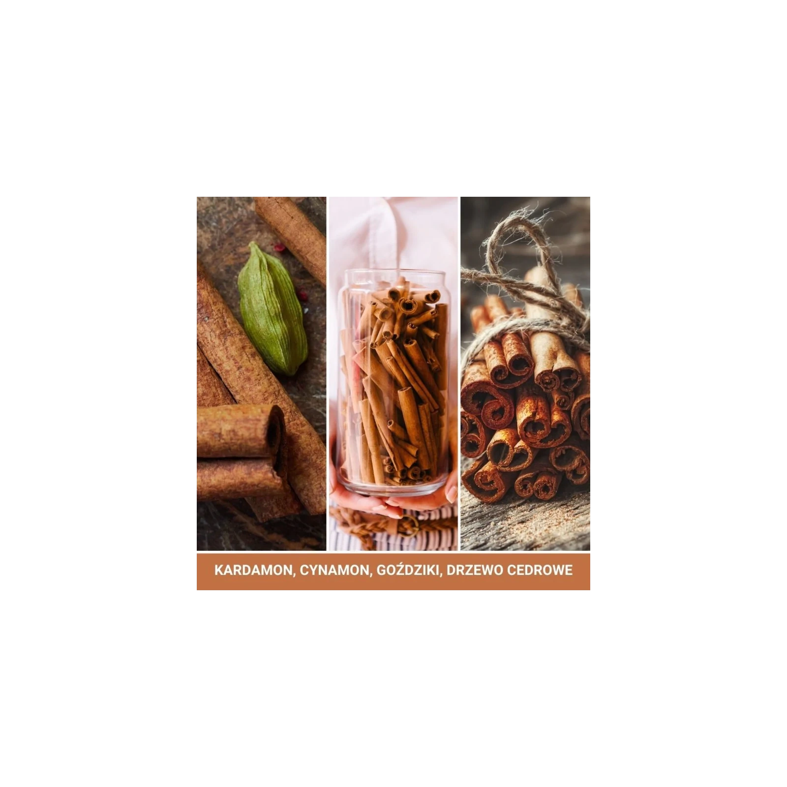 YANKEE CANDLE Signature New Średnia świeca w słoiku CINNAMON STICK 368g