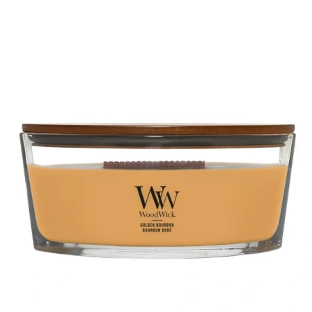 WOODWICK Core Hearthwick świeca w słoiku elipsa GOLDEN BOURBON 453g