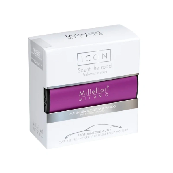 MILLEFIORI MILANO Car Icon Classic odświeżacz do auta MAGNOLIA BLOSSOM & WOOD 50g