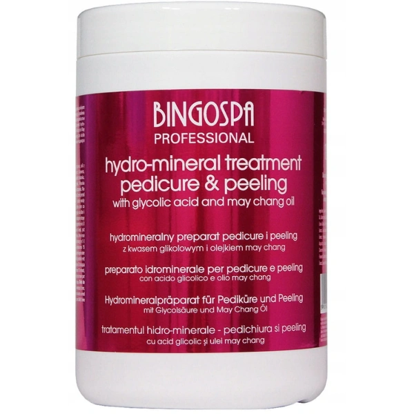 BINGOSPA Prof hydromineralny preparat pedicure peeling 1000g