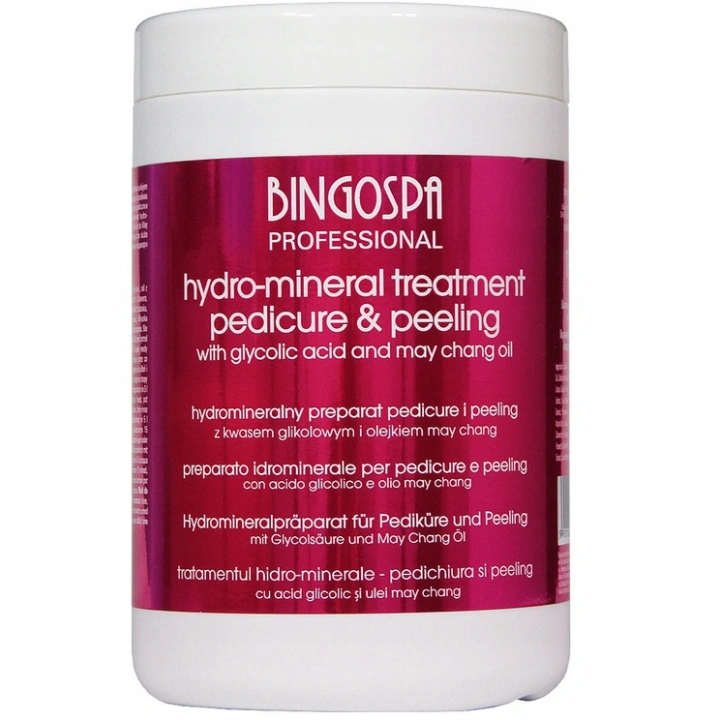 BINGOSPA Prof hydromineralny preparat pedicure peeling 1000g