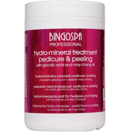 BINGOSPA Prof hydromineralny preparat pedicure peeling 1000g