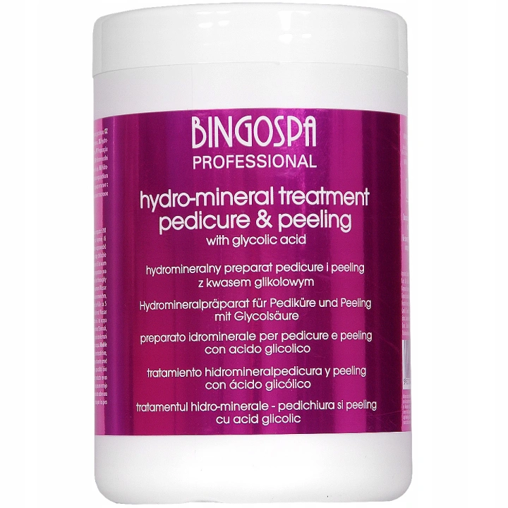 BINGOSPA Prof hydromineralny preparat pedicure peeling 1000g