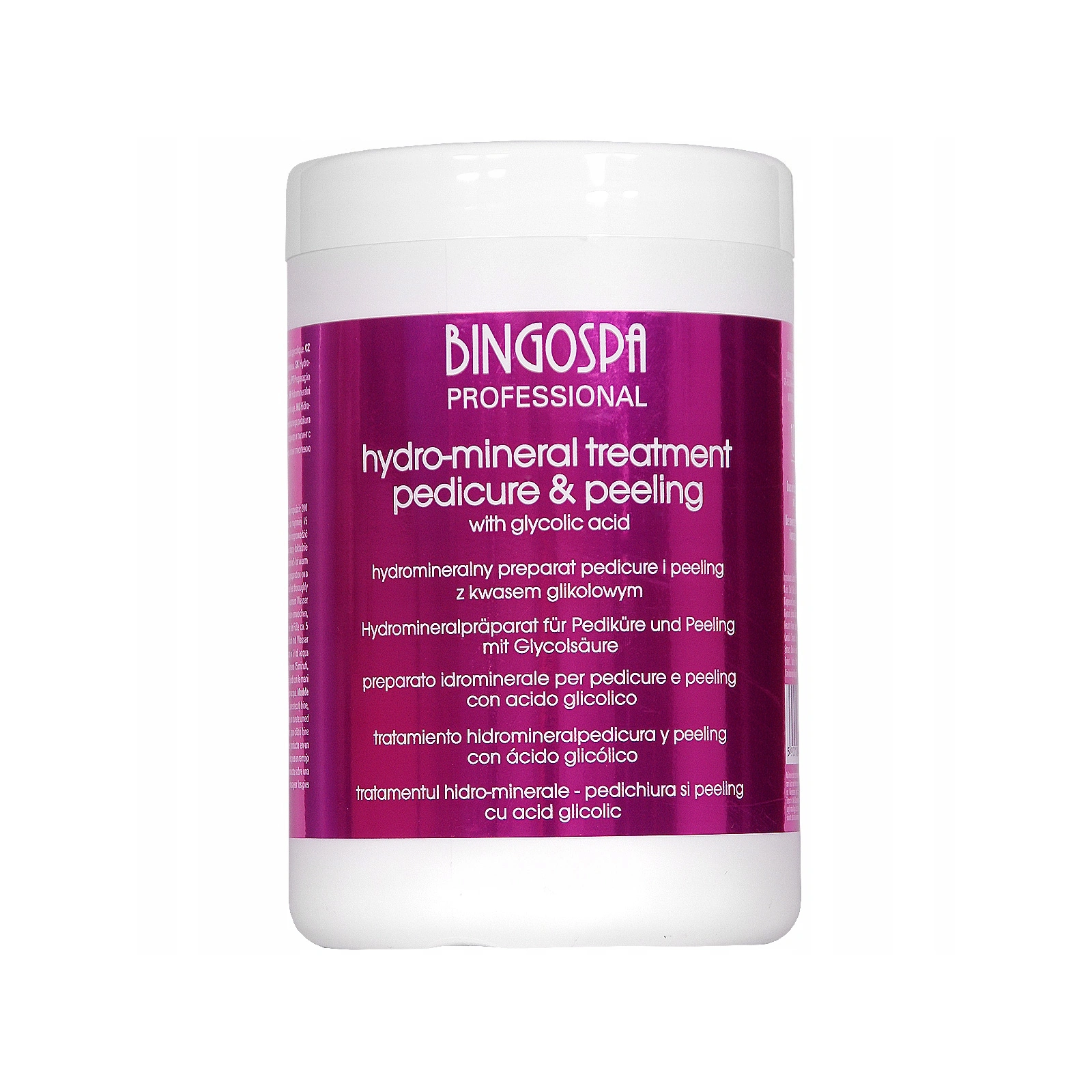 BINGOSPA Prof hydromineralny preparat pedicure peeling 1000g